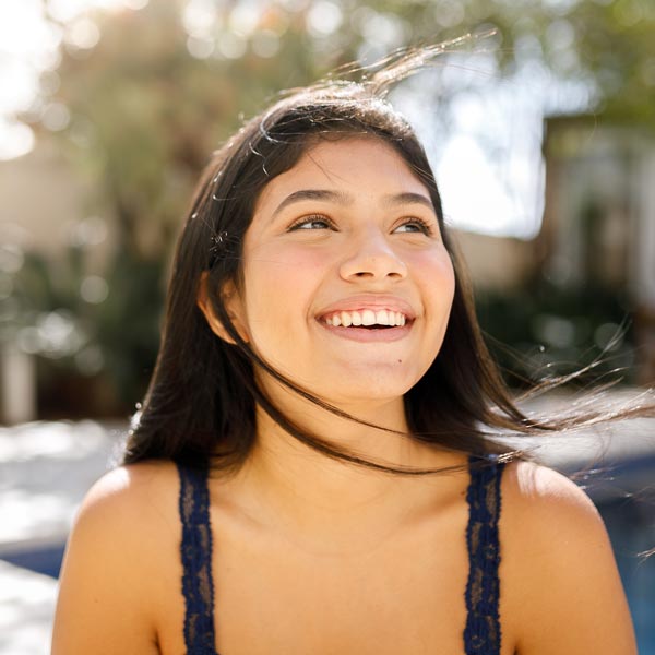 smiling young woman