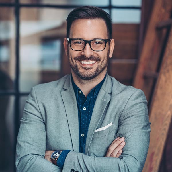 smiling man