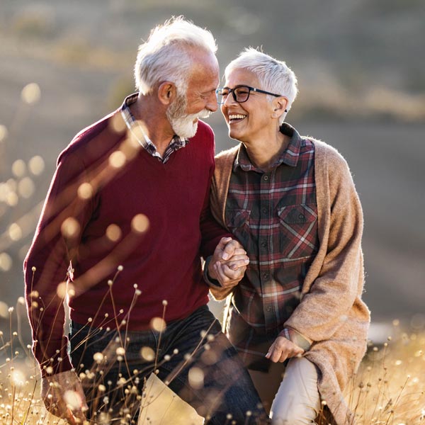 laughing couple