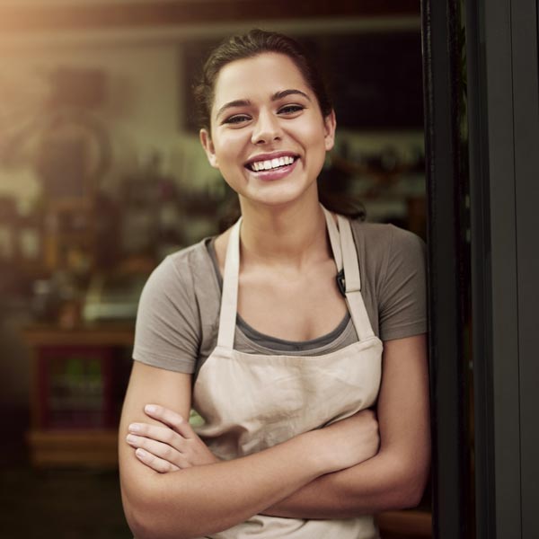 smiling young woman